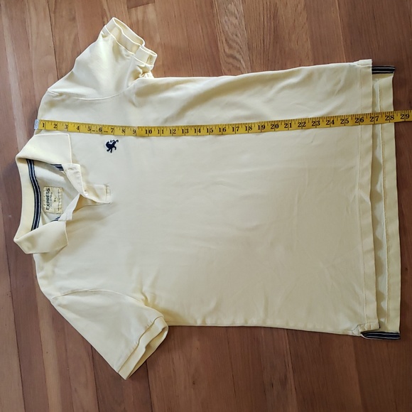 Express Pique Polo Yellow Short Sleeve Polo Shirt, Men's Size Medium - Picture 5 of 8